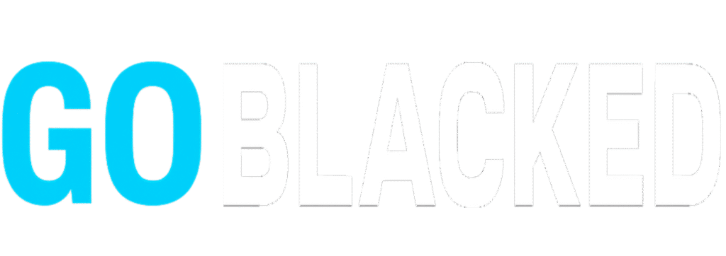 go blacked white logo