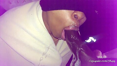 Cum Twice And Dominican Lipz In Nonstop Gulping Sounds Make Bbc